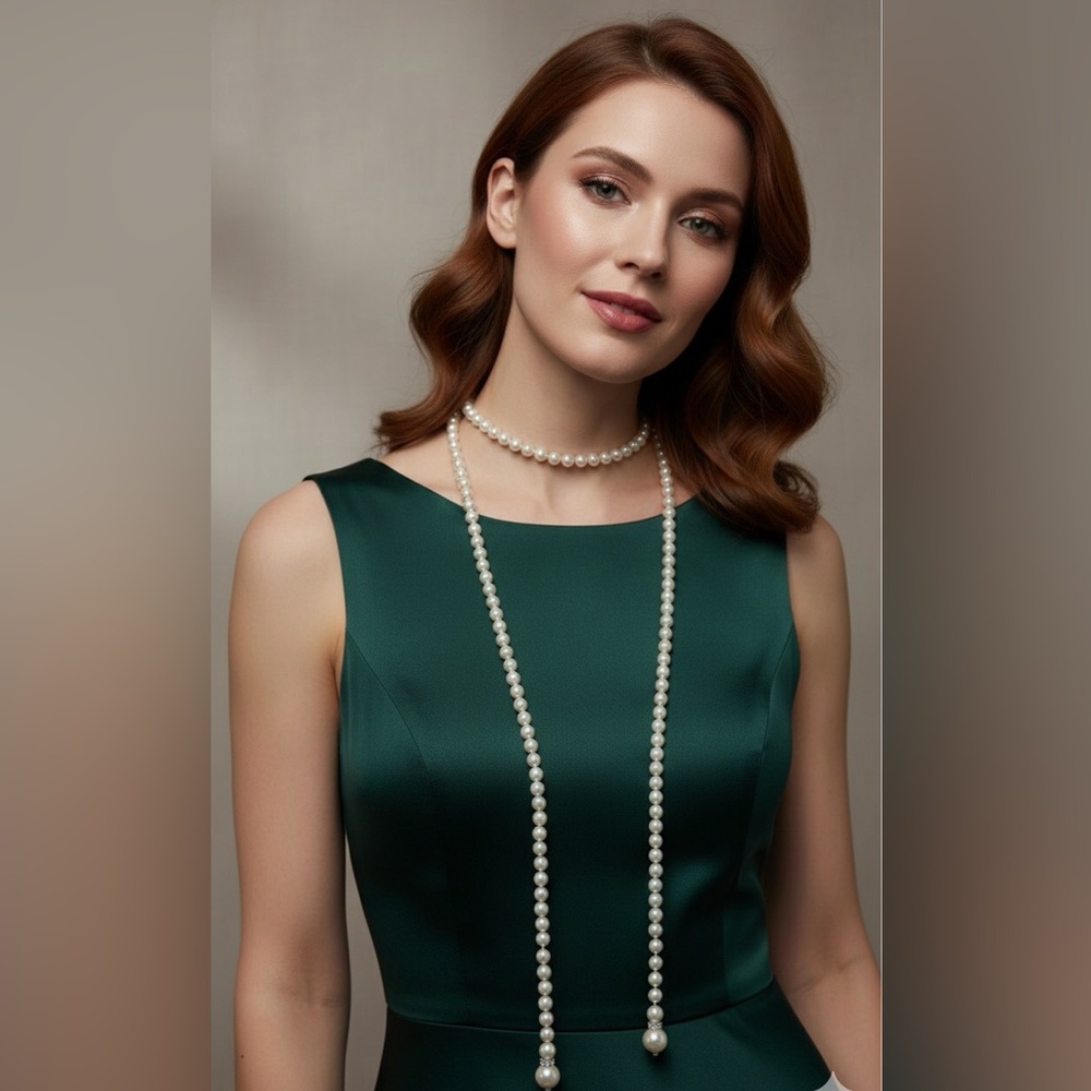 Faux Pearl Necklace